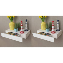 Wandplanken Zwevend Met Lades 2 48 cm