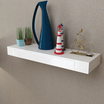 Wandplanken Zwevend Met Lades 2 80 cm