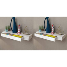 Wandplanken Zwevend Met Lades 2 80 cm