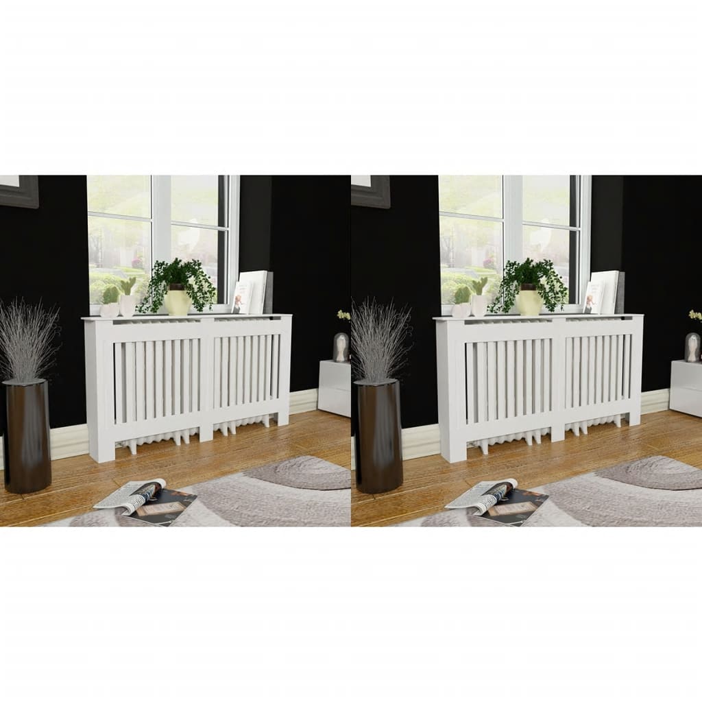 Radiatorombouw 15 Cm Mdf 2 152 x 19 x 81.5 cm Wit