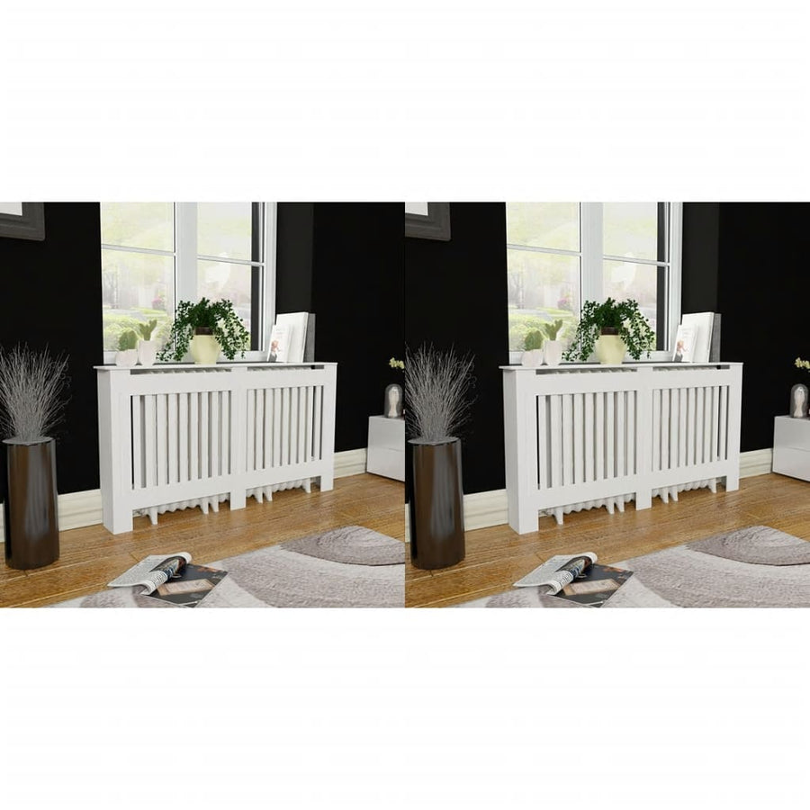 Radiatorombouw 15 Cm Mdf 2 152 x 19 x 81.5 cm Wit