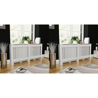 Radiatorombouw 17 Cm Mdf 2 172 x 19 x 81.5 cm Wit