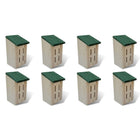 Butterfly boxes 8 pcs 14x15x22 cm Wood
