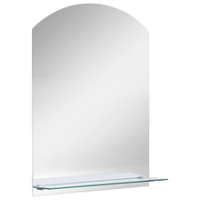 Wandspiegel Met Schap 20X40 Cm Gehard Glas 1 20 x 40 cm ovaal
