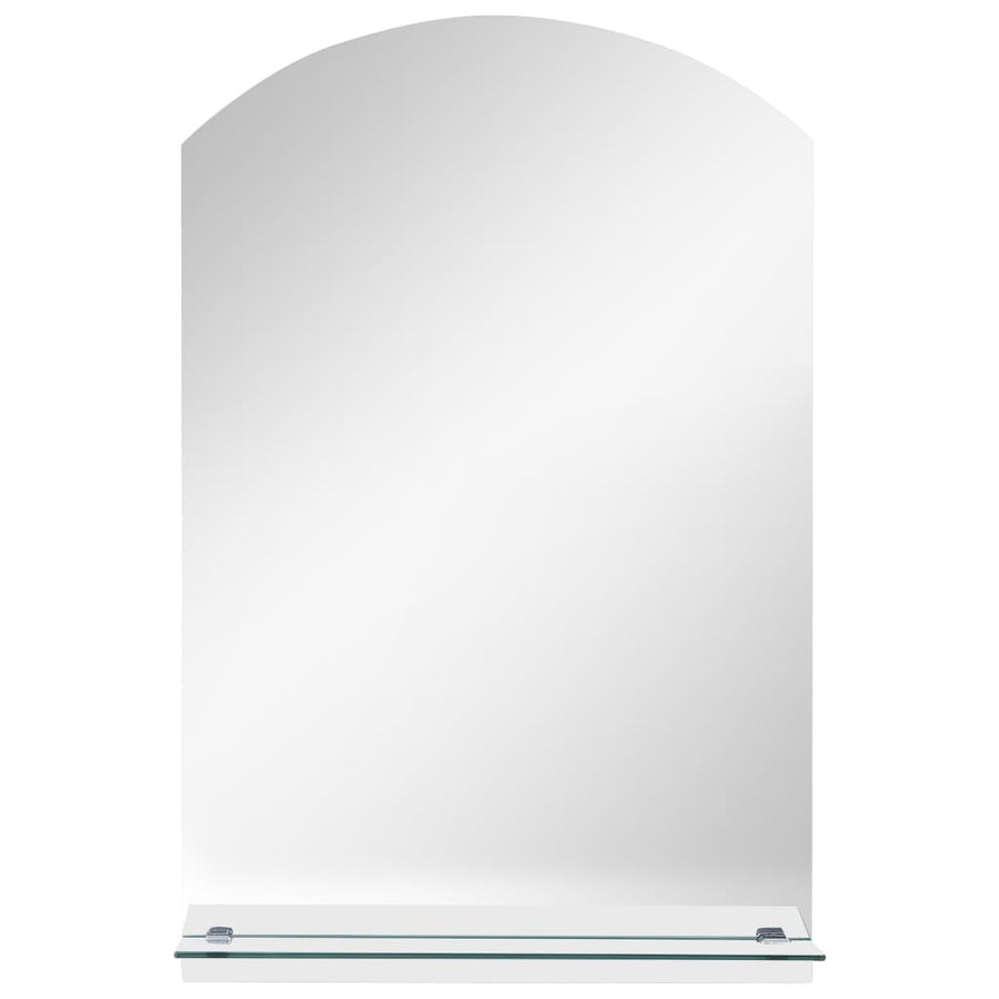 Wandspiegel Met Schap 20X40 Cm Gehard Glas 1 20 x 40 cm ovaal