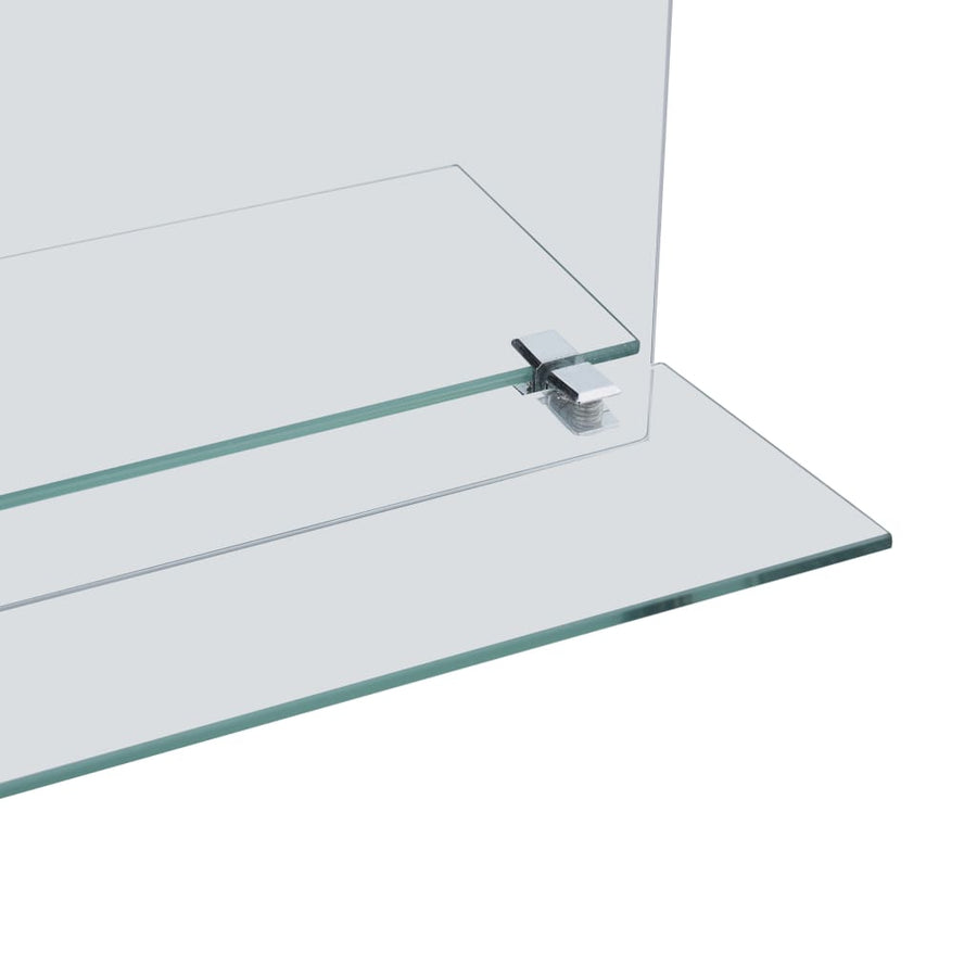 Wandspiegel Met Schap 20X40 Cm Gehard Glas 1 20 x 40 cm ovaal