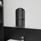 Wandspiegel met schap 20x40 cm gehard glas