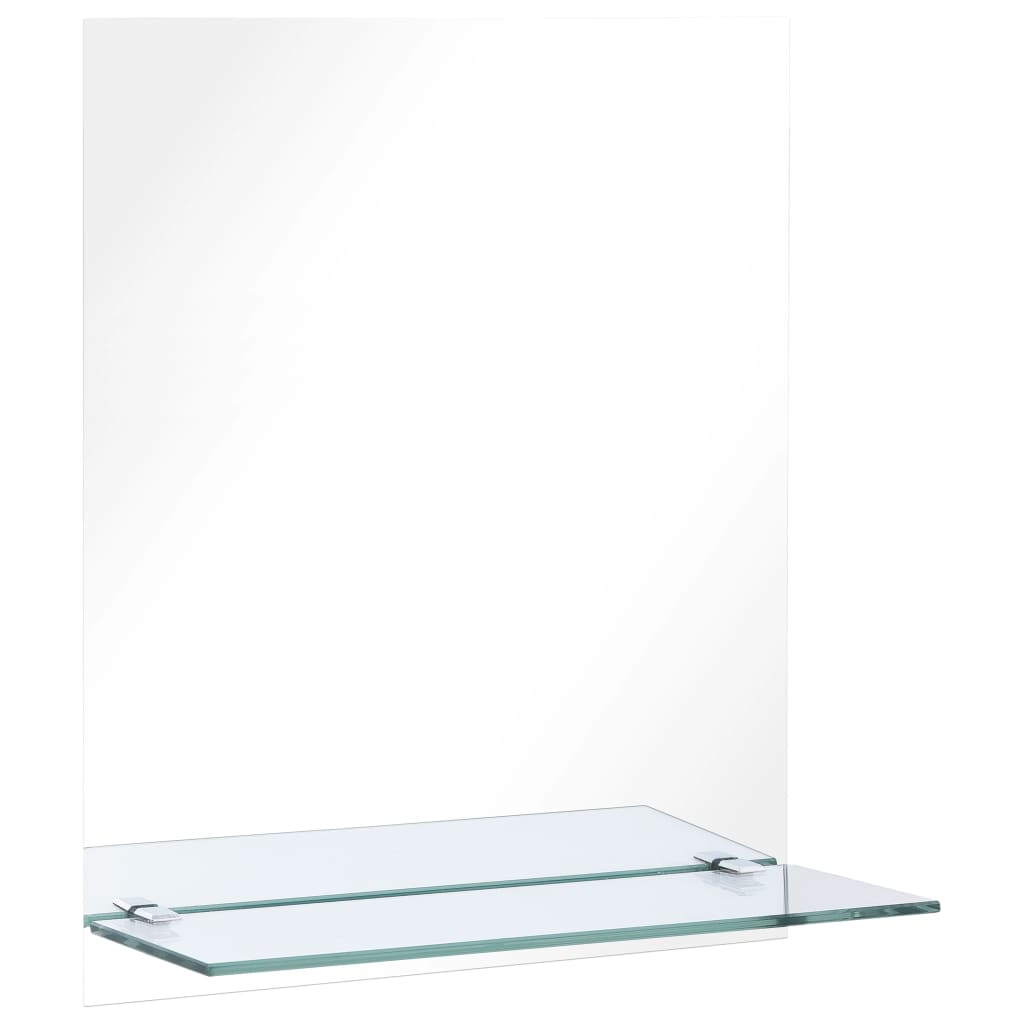 Wandspiegel Met Schap 20X40 Cm Gehard Glas 20 x 40 cm Rechthoekig