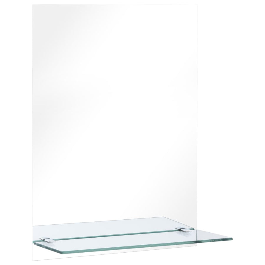 Wandspiegel Met Schap Gehard Glas 30 x 50 cm Rechthoekig