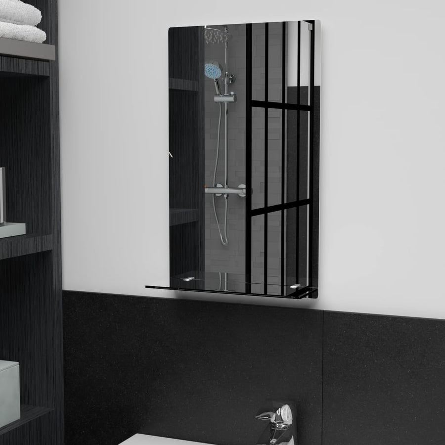 Wandspiegel Met Schap Gehard Glas 30 x 50 cm Rechthoekig