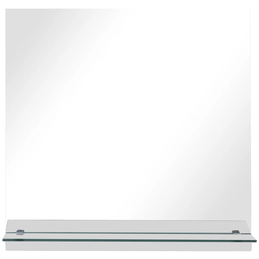 Wandspiegel Met Schap Gehard Glas 40 x 40 cm Rechthoekig