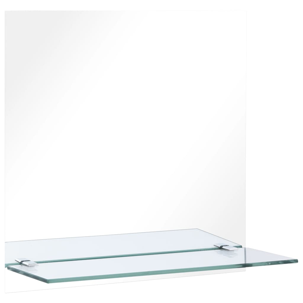 Wandspiegel Met Schap 50X50 Cm Gehard Glas 1 50 x 50 cm Rechthoekig