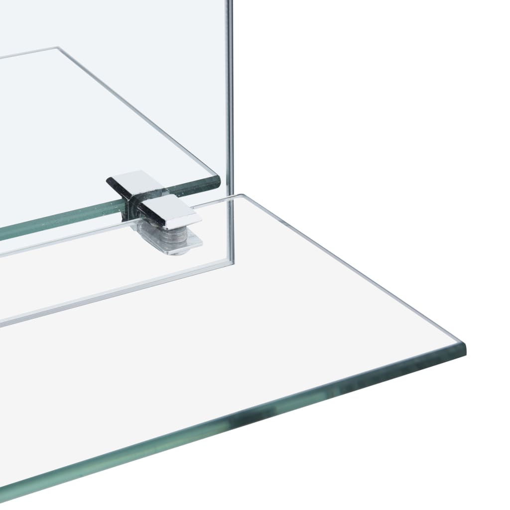 Wandspiegel Met Schap 50X50 Cm Gehard Glas 1 50 x 50 cm Rechthoekig