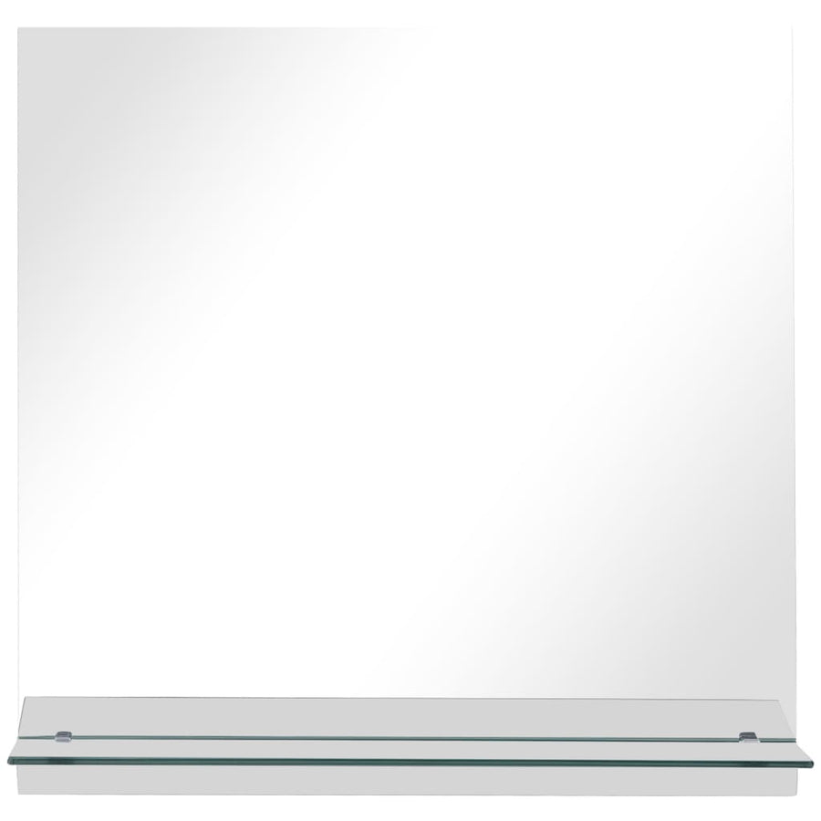 Wandspiegel Met Schap Gehard Glas 60 x 60 cm Rechthoekig