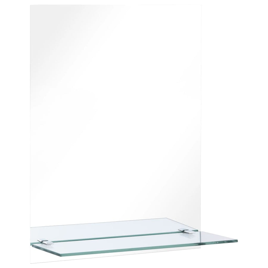 Wandspiegel Met Schap Gehard Glas 50 x 70 cm Rechthoekig