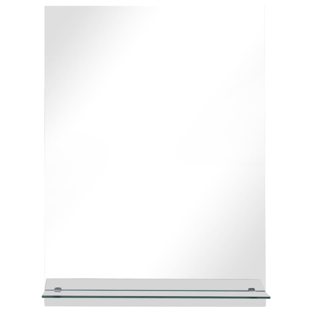 Wandspiegel Met Schap Gehard Glas 50 x 70 cm Rechthoekig