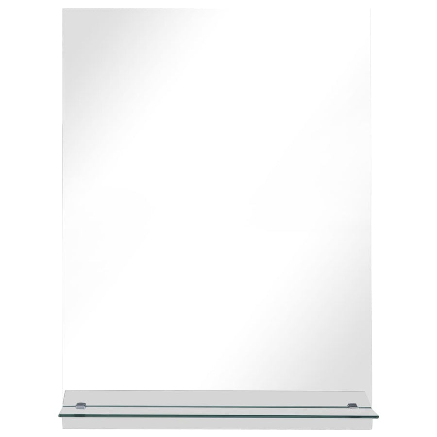 Wandspiegel Met Schap Gehard Glas 50 x 70 cm Rechthoekig
