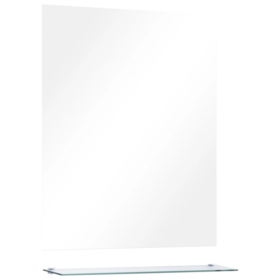 Wandspiegel Met Schap 50X60 Cm Gehard Glas 1 50 x 60 cm (1 schap)