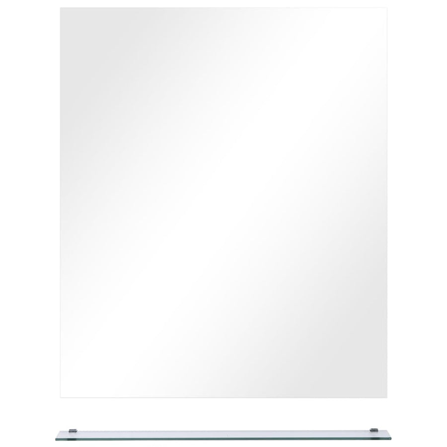 Wandspiegel Met Schap 50X60 Cm Gehard Glas 1 50 x 60 cm (1 schap)