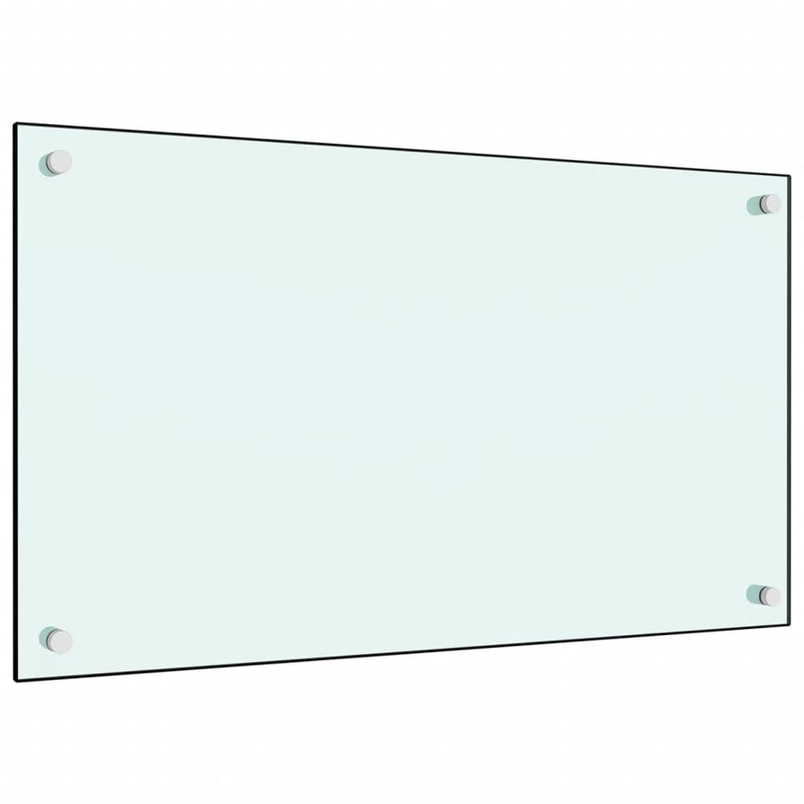 Spatscherm Keuken Gehard Glas 70 x 40 cm Wit