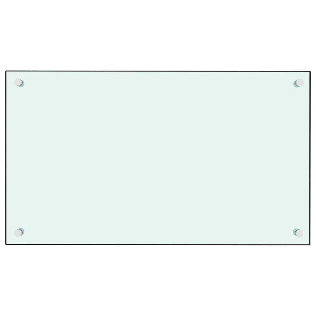 Spatscherm Keuken Gehard Glas 70 x 40 cm Wit