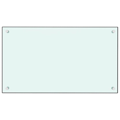 Spatscherm Keuken Gehard Glas 70 x 40 cm Wit