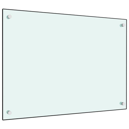 Spatscherm Keuken Gehard Glas 70 x 50 cm Wit