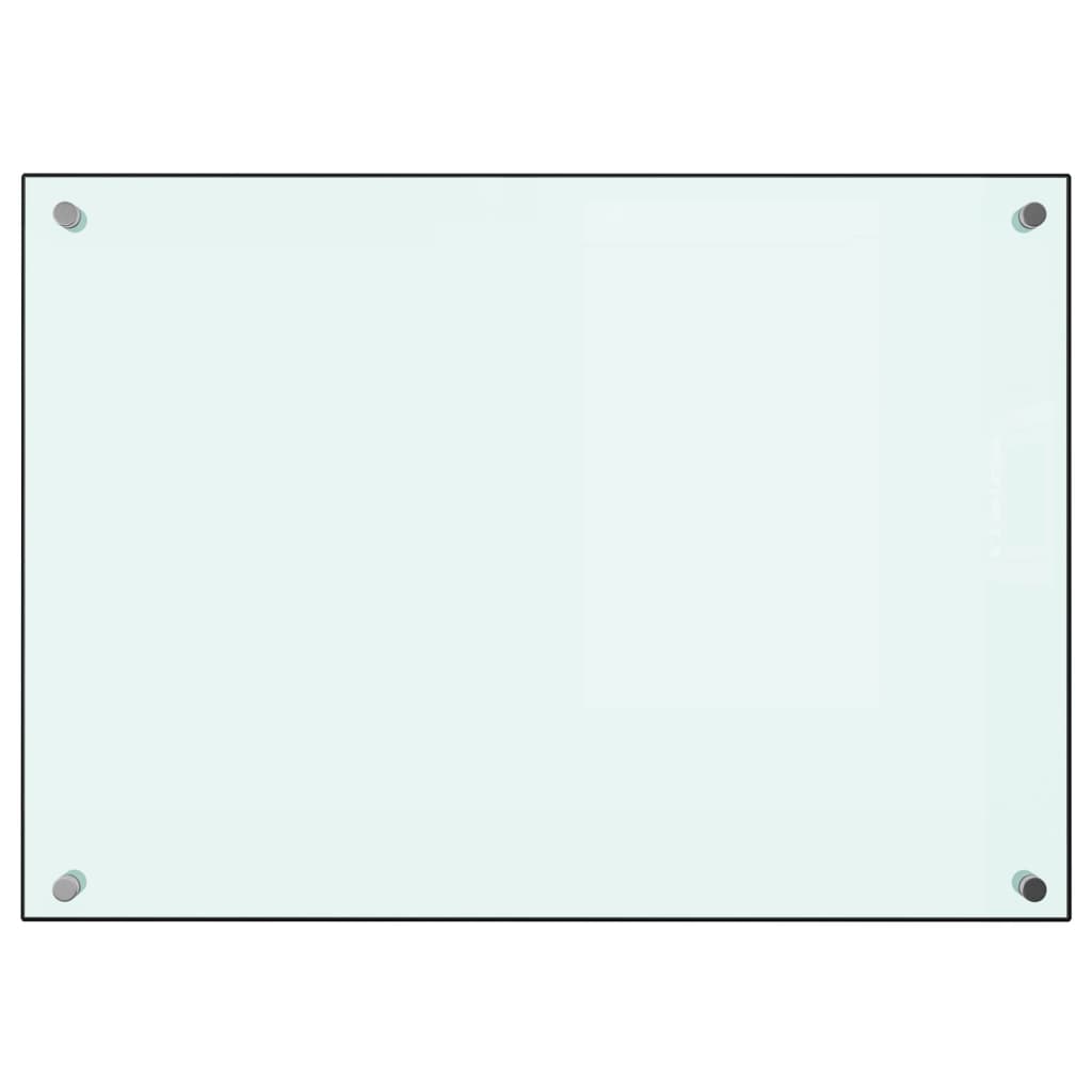 Spatscherm Keuken Gehard Glas 70 x 50 cm Wit
