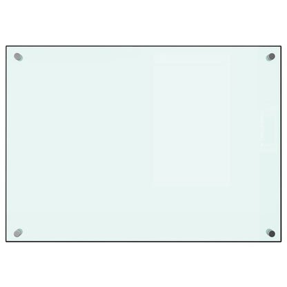 Spatscherm Keuken Gehard Glas 70 x 50 cm Wit