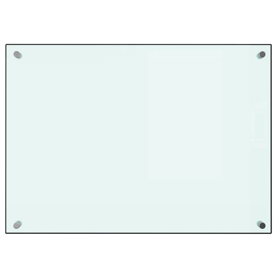 Spatscherm Keuken Gehard Glas 70 x 50 cm Wit