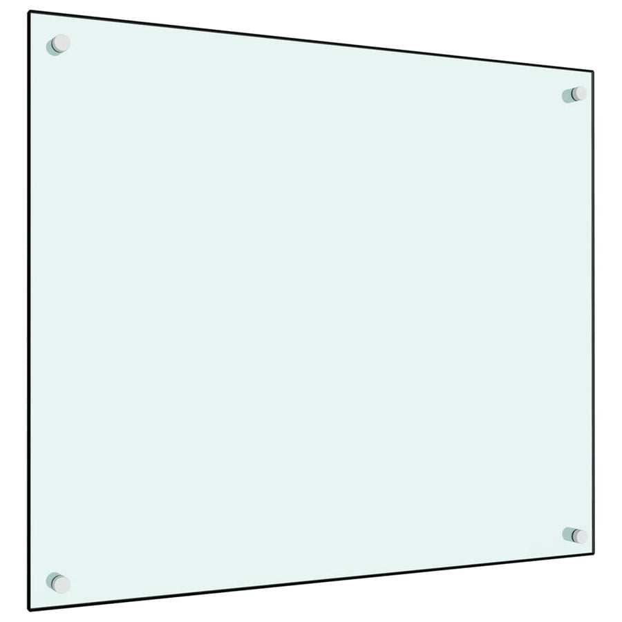 Spatscherm Keuken Gehard Glas 70 x 60 cm Wit