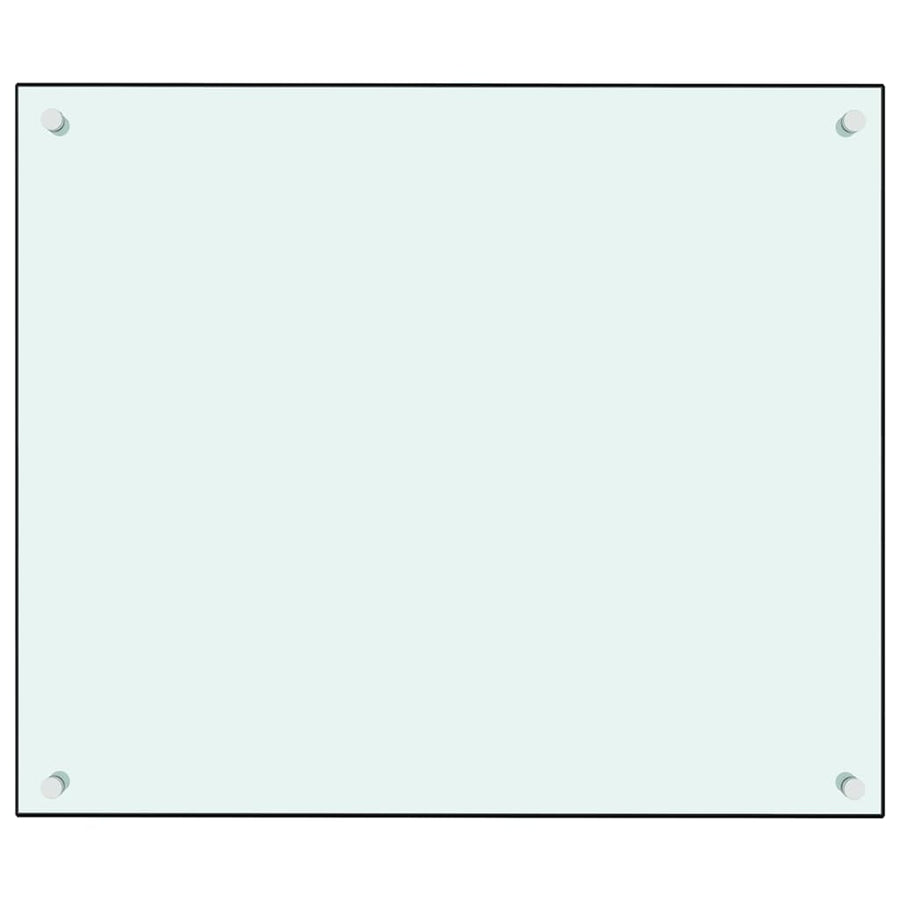Spatscherm Keuken Gehard Glas 70 x 60 cm Wit