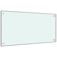 Spatscherm Keuken Gehard Glas 80 x 40 cm Wit