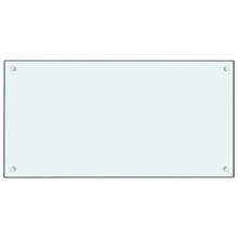 Spatscherm Keuken Gehard Glas 80 x 40 cm Wit