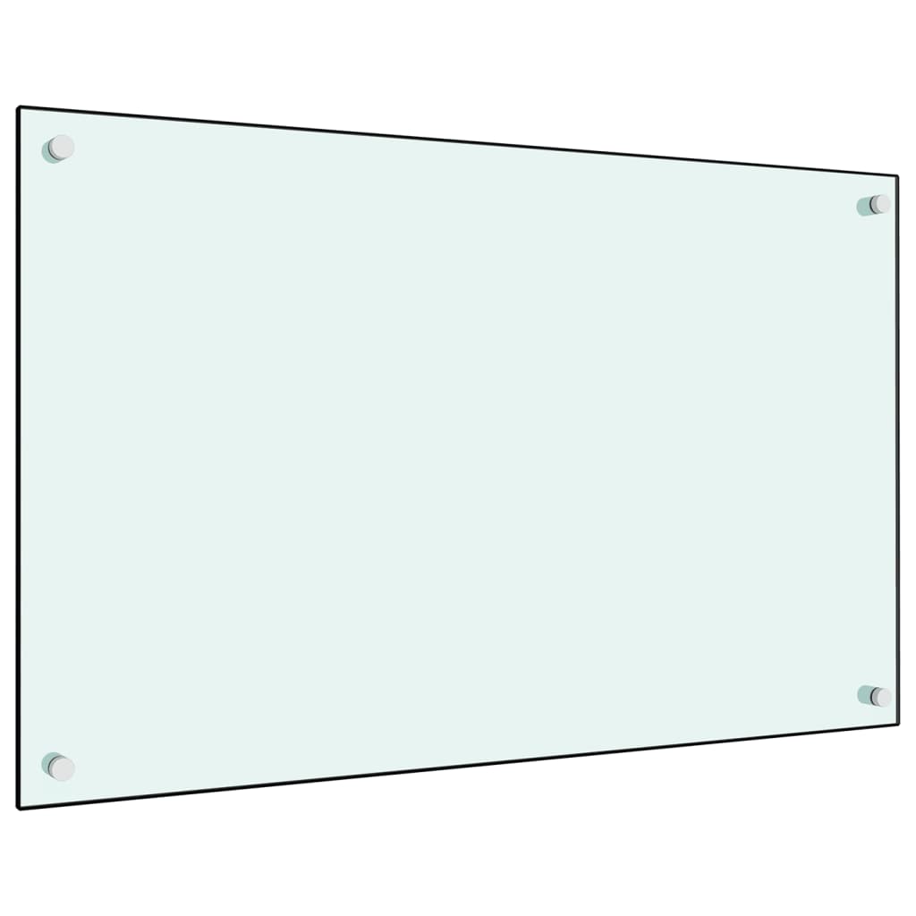 Spatscherm Keuken Gehard Glas 80 x 50 cm Wit