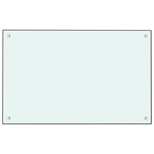 Spatscherm Keuken Gehard Glas 80 x 50 cm Wit