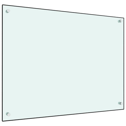 Spatscherm Keuken Gehard Glas 80 x 60 cm Wit