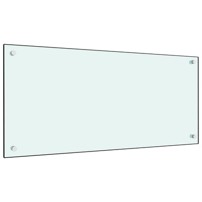 Spatscherm Keuken Gehard Glas 90 x 40 cm Wit