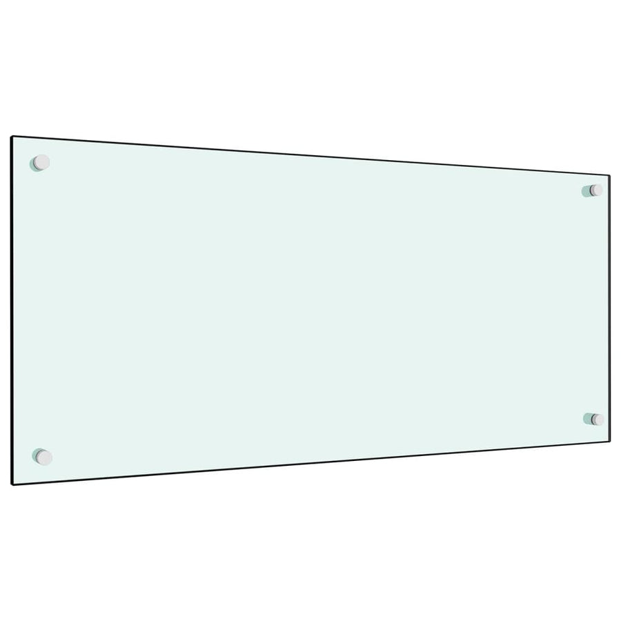 Spatscherm Keuken Gehard Glas 90 x 40 cm Wit