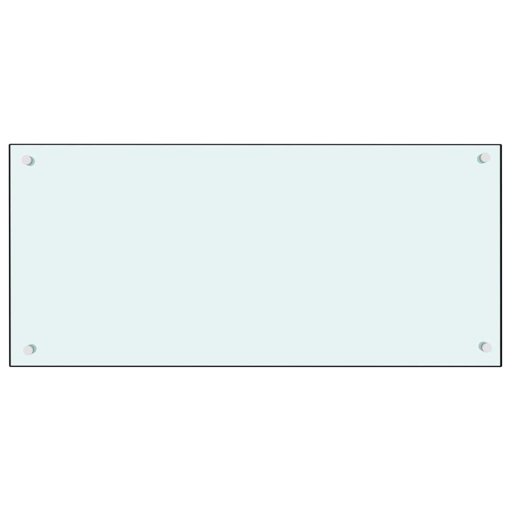 Spatscherm Keuken Gehard Glas 90 x 40 cm Wit