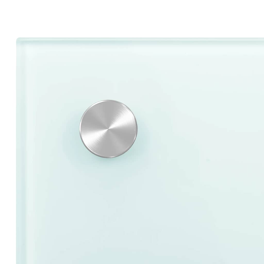 Spatscherm keuken 90x50 cm gehard glas melkwit