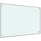 Spatscherm keuken 90x60 cm gehard glas wit