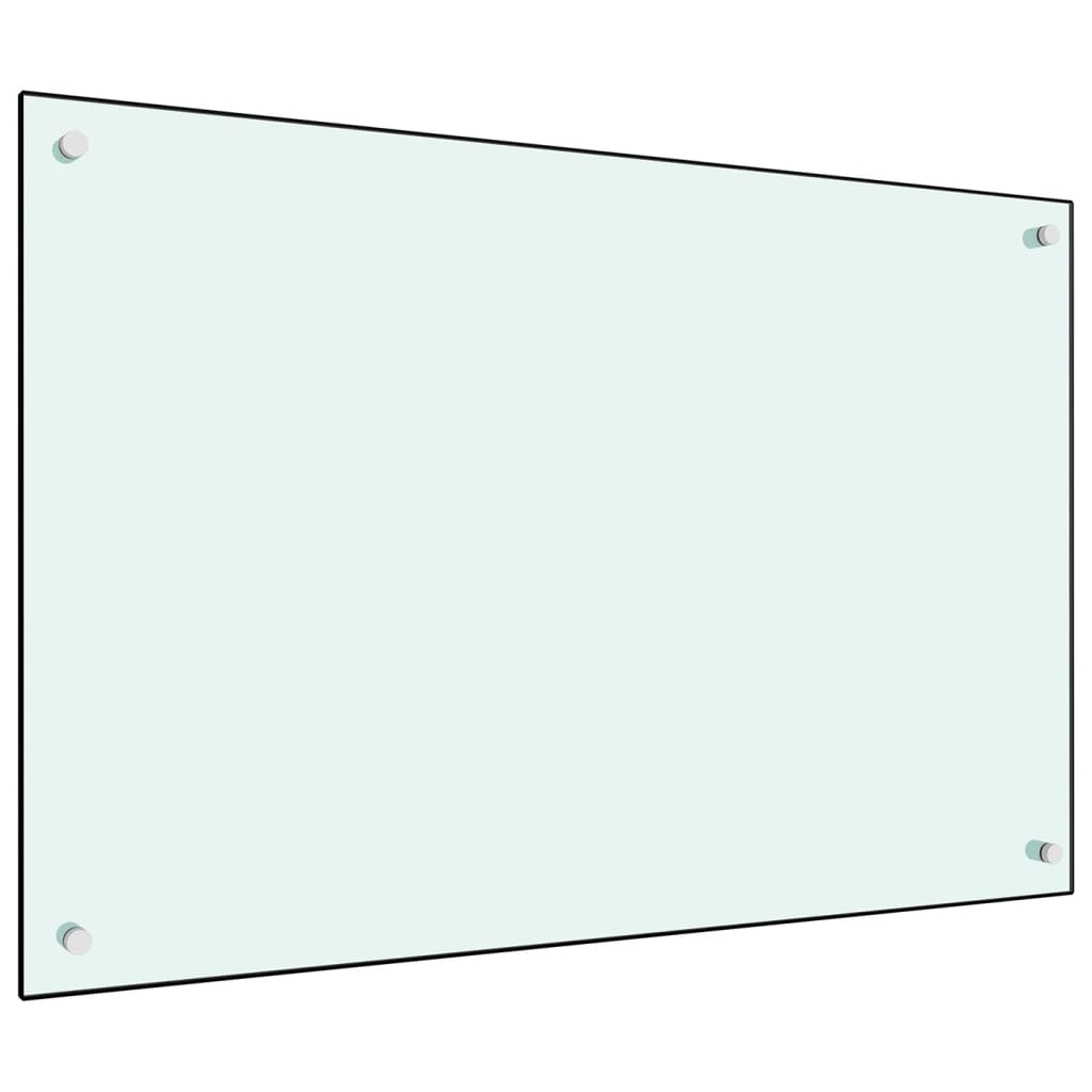 Spatscherm Keuken Gehard Glas 90 x 60 cm Wit
