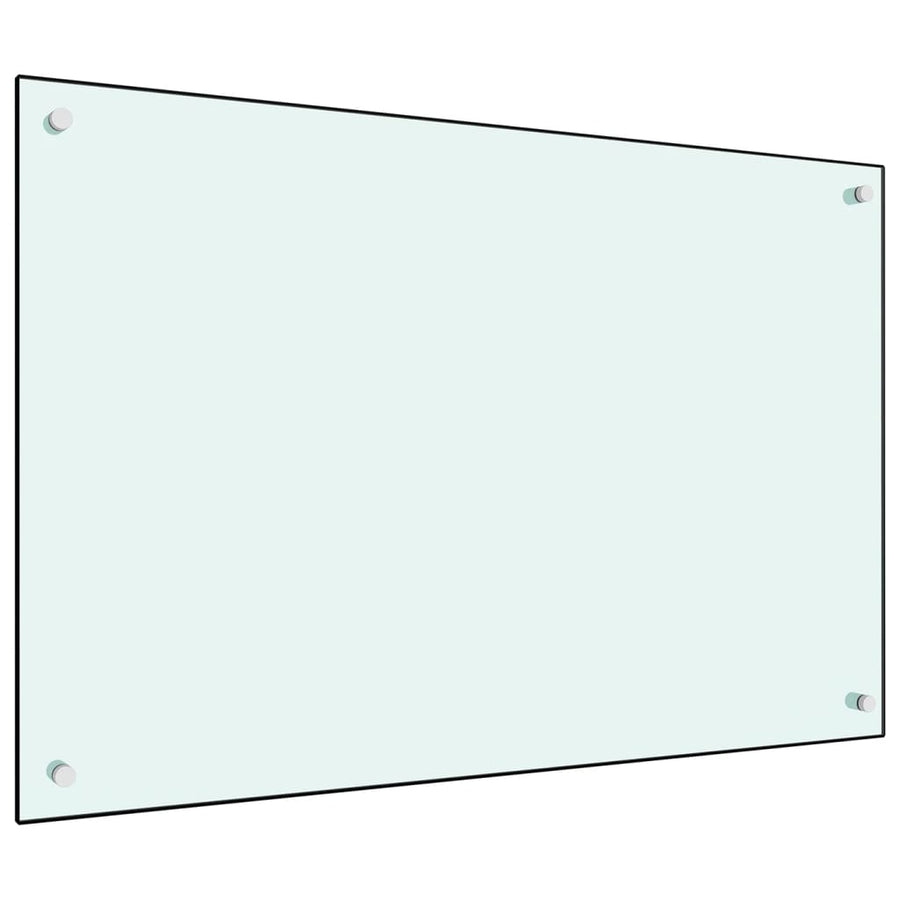 Spatscherm Keuken Gehard Glas 90 x 60 cm Wit