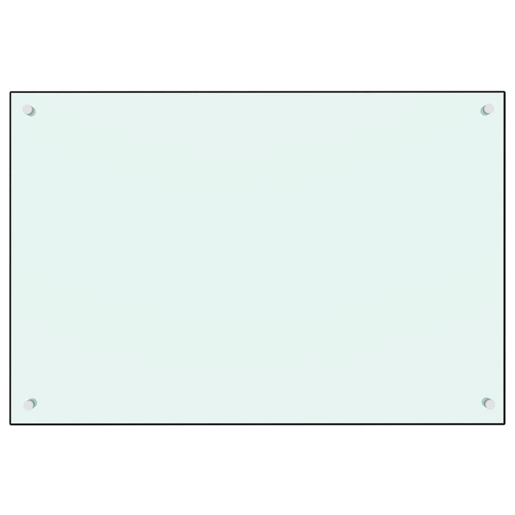 Spatscherm Keuken Gehard Glas 90 x 60 cm Wit