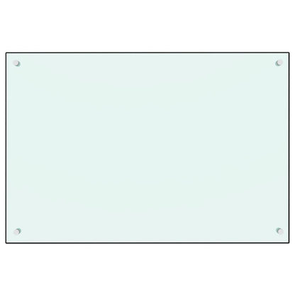 Spatscherm Keuken Gehard Glas 90 x 60 cm Wit