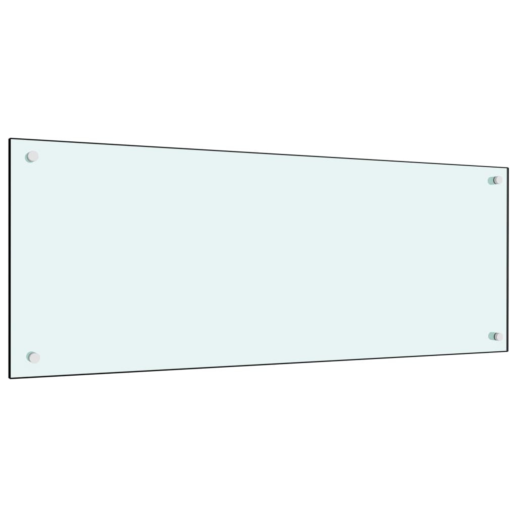 Spatscherm Keuken Gehard Glas 100 x 40 cm Wit