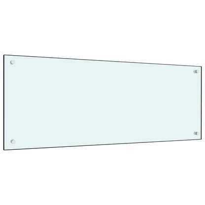 Spatscherm Keuken Gehard Glas 100 x 40 cm Wit