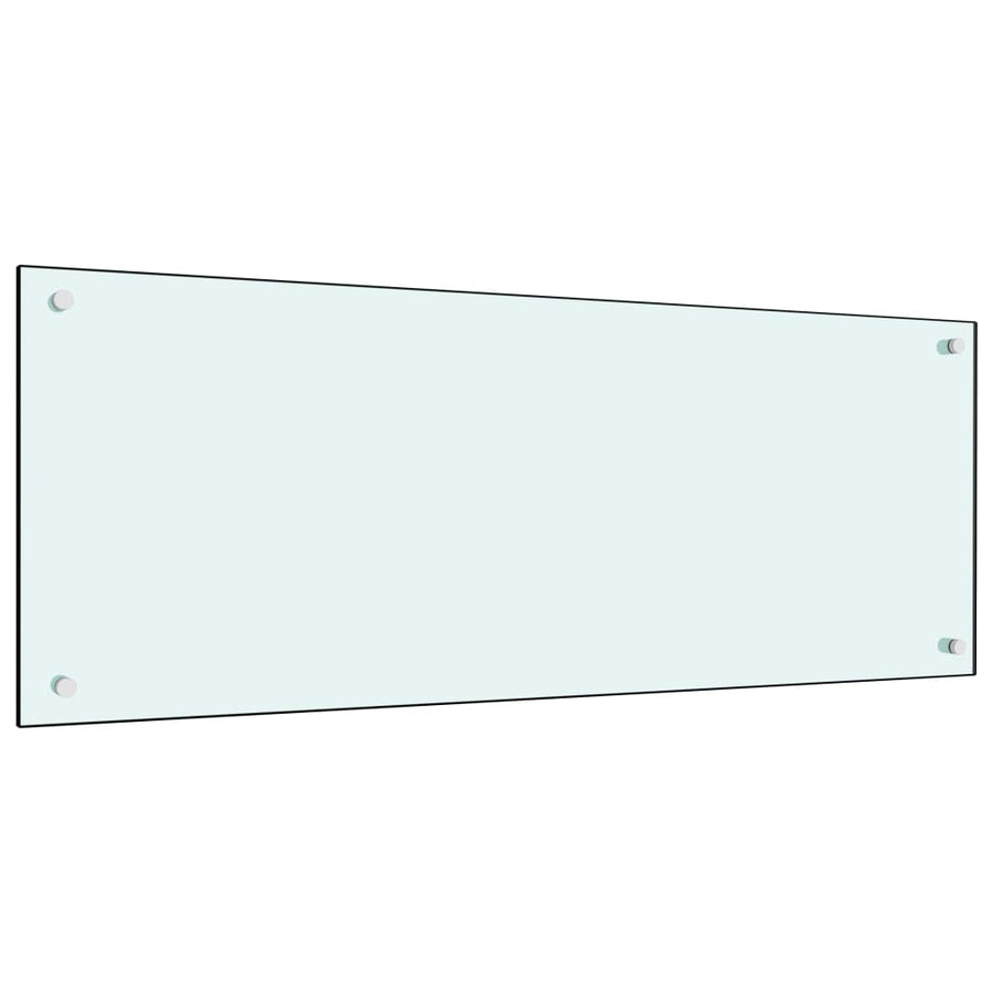 Spatscherm Keuken Gehard Glas 100 x 40 cm Wit