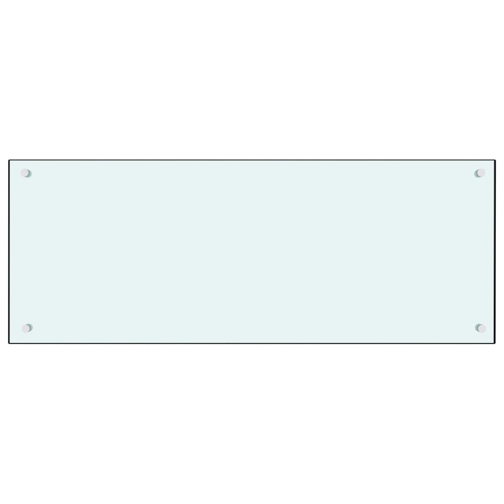 Spatscherm Keuken Gehard Glas 100 x 40 cm Wit